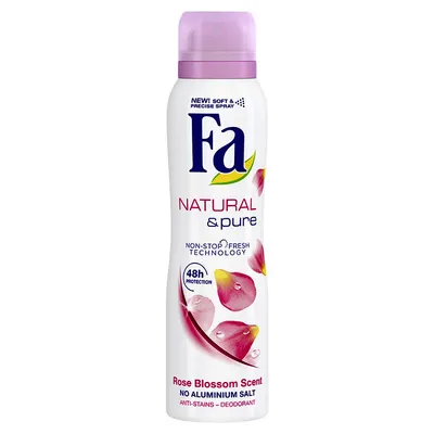 Fa Natural Pure, Rose Flower, Deodorant (Dezodorant w sprayu)
