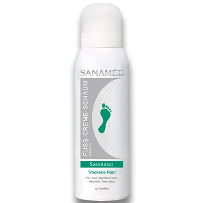 Sanamed Smaragd, Fuss Creme Schaum (Krem w piance do stóp 5% mocznika)