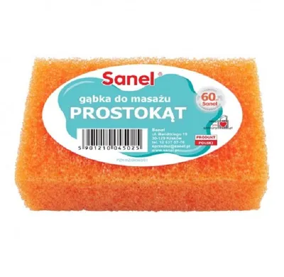Sanel Gąbka do masażu `Prostokąt`