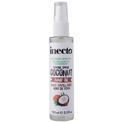 Inecto Divine Shine, Coconut Hair Oil (Kokosowy olejek do włosów)