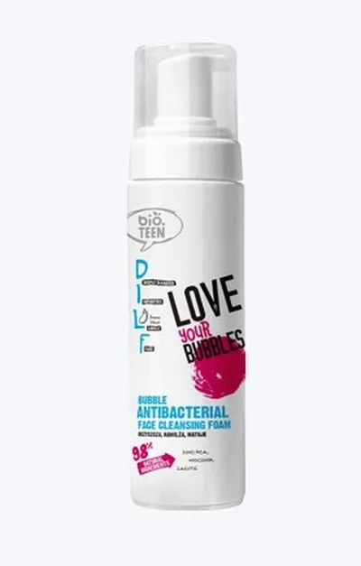 bio.Teen Bubble Antibacterial Face Cleansing Foam (Antybakteryjna pianka do mycia twarzy)