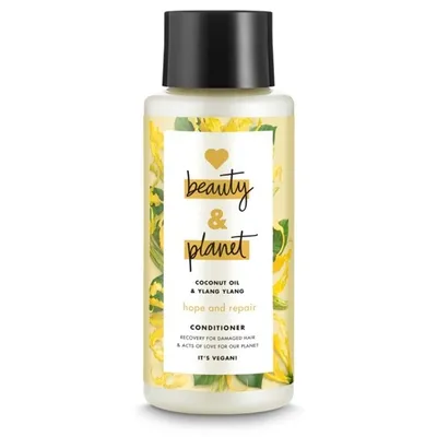 Love Beauty and Planet Hope and Repair, Coconut Oil & Ylang Ylang Conditioner (Odżywka do włosów zniszczonych z olejem kokosowym i ylang-ylang)
