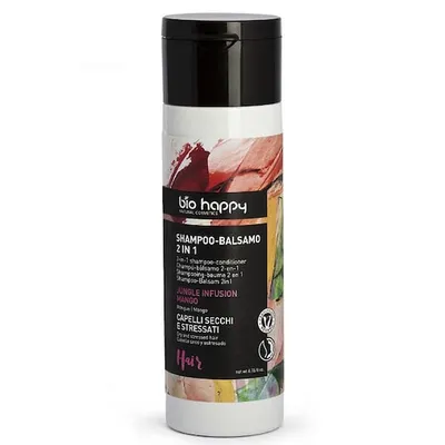 Bio Happy Shampoo-Balsamo 2 in 1 Jungle Infusion Mango (Szampon i odżywka 2 w 1)