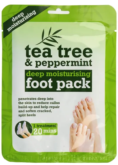 Tea Tree Tea Tree & Peppermint Deep Moisturising Foot Pack (Skarpetki nawilżające stopy)