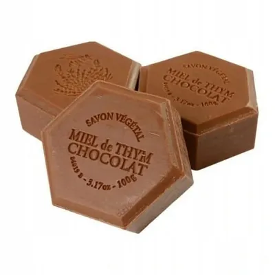 Savon Vegetal Miel de Thym Chocolat (Mydełko miodowe z czekoladą i cynamonem)