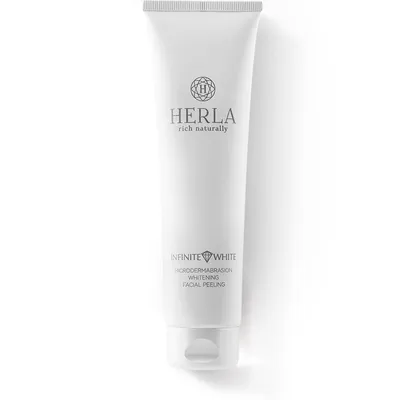 Herla Infinite White, Microdermabrasion Whitening Facial Peeling (Peeling do twarzy z efektem mikrodermabrazji)