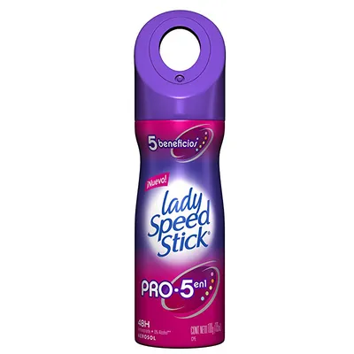 Lady Speed Stick PRO, 5 in 1 (Antyperspirant w sprayu 5 w 1)