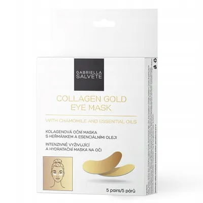 Gabriella Salvete Face Mask Collagen Gold (Kolagenowe płatki pod oczy)