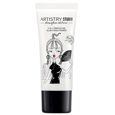 Artistry Studio, Shanghai Edition. 2 in 1 Perfecting Glow Finish Primer (Rozświetlająca baza pod makijaż 2 w 1)