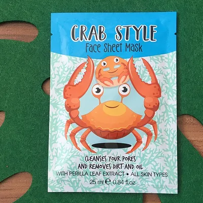 Action Crab Style Face Sheet Mask (Maseczka w płachcie)