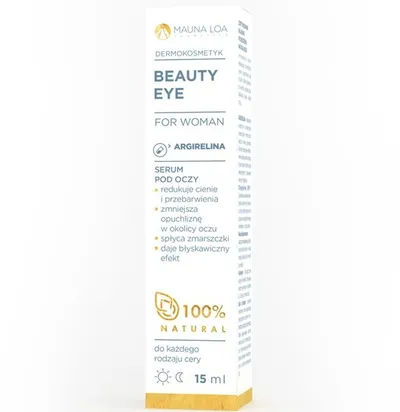 Mauna Cosmetics Beauty Eye, Serum pod oczy