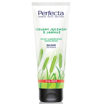 Perfecta Jarmuż i zielony jęczmień, Balsam do ciała `Silne ujędrnienie i nawilżenie`