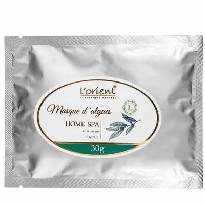 l'Orient Masque d'Algues Home Spa Anti- acne Saule (Maska algowa  przeciwtrądzikowa z wierzbą)
