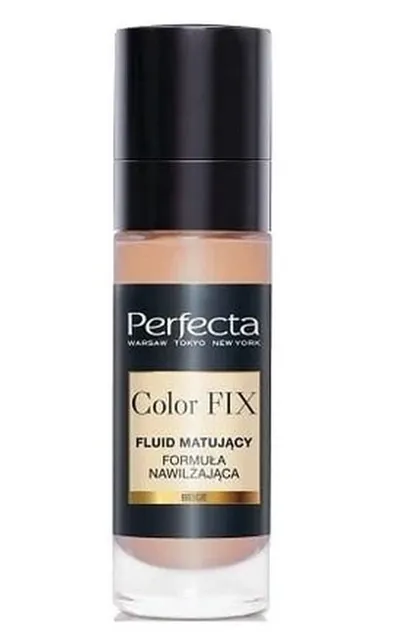 Perfecta Color Fix, Fluid matujący formuła nawilżająca
