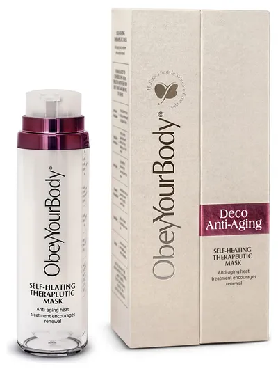 ObeyYourBody Deco Anti-aging, Self-Heating Therapeutic Mask (Maseczka przeciwzmarszczkowa)