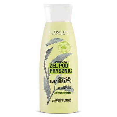 Floslek Natural Body, Delikatny żel pod prysznic `Opuncja & biała herbata`