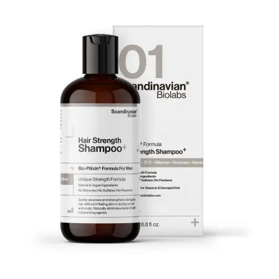 Scandinavian Biolabs Hair Strength Shampoo (Szampon wzmacniający włosy dla mężczyzn)