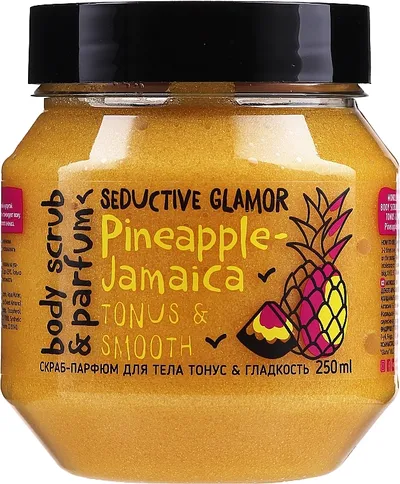 Mono Love Bio Body Scrub & Parfum Seductive Glamour PineappleJamaica Tonus & Smooth (Tonująco-wygładzający scrub do ciała `Ananas - Jamaica`)