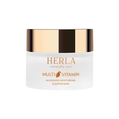 Herla Multi Vitamin, Nourishing Moisturizing Sleeping Mask (Multivitaminowa maska odżywczo-nawilżająca na noc)