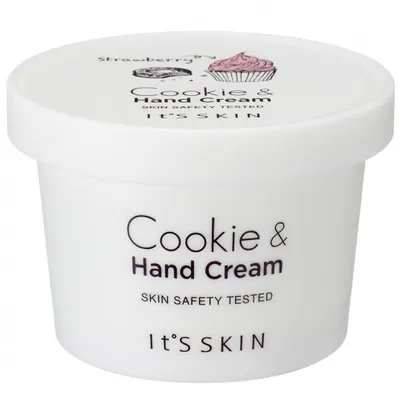 It's Skin Cookie & Hand Cream Strawberry (Nawilżająco-odżywczy krem do rąk o zapachu maślanych ciasteczek z nutą truskawkową)