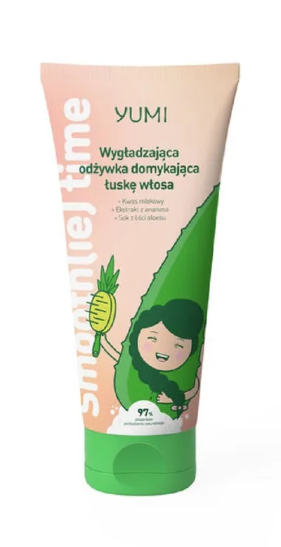 Yumi Wygładzająca odżywka domykająca łuskę włosa `Smooth(ie) Time`