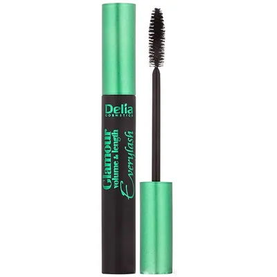 Delia Glamour Everylash Mascara (Pogrubiająco-wydłużający tusz do rzęs)