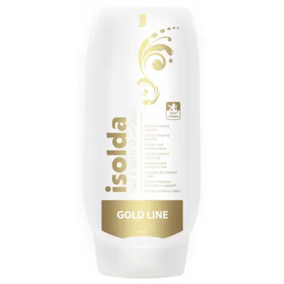 Isolda Gold Line, Hair & Body Shampoo (Luksusowe perfumowane mydło pod prysznic i szampon z odżywką)
