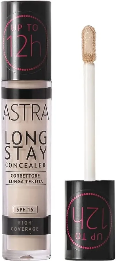 Astra Cosmetic Make-up, Long Stay Concealer High Coverage (Mocno kryjący korektor SPF 15)