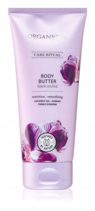 Organique Care Ritual, Shea Butter Body Balm Black Orchid (Balsam z masłem Shea `Czarna orchidea`)