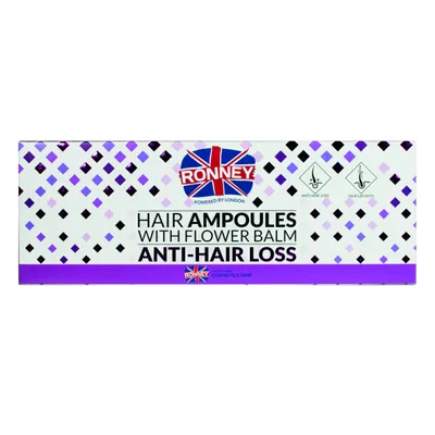 Ronney Professional Hair Ampoules With Flower Balm Anti-Hair Loss (Ampułki do włosów)