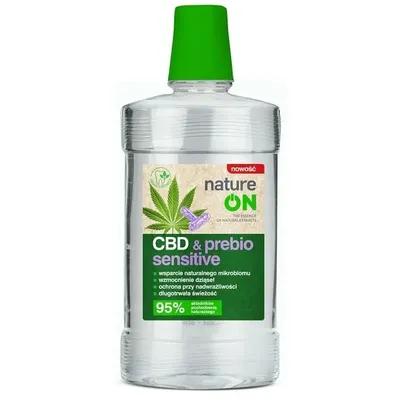 natureON CBD & Prebio Sensitive Mouthwash (Płyn do higieny jamy ustnej)
