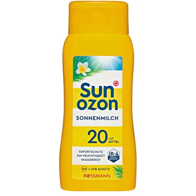 SunOzon Sonnenmilch LSF 20, 30 (Mleczko do opalania SPF 20, SPF 30)