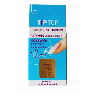 Coloris Tip Top, Professional Nail Treatment (Aktywnie odbudowująca odżywka z metioniną i pantenolem)
