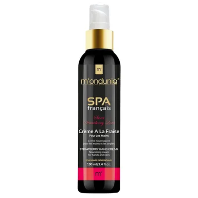 M'onduniq SPA Francais, Creme a La Fraise Pour Les Mains (Truskawkowy krem odżywczy do rąk, stóp i paznokci)