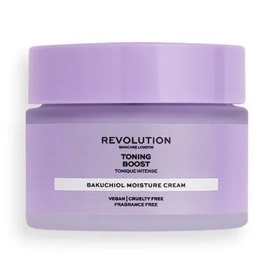Revolution Skincare Toning Boost Moisture Cream with Bakuchiol (Krem nawilżająco-ujędrniający)