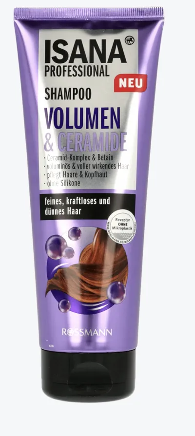 Isana Professional, Volumen & Ceramide Shampoo (Szampon do włosów `Objętość i ceramidy`)