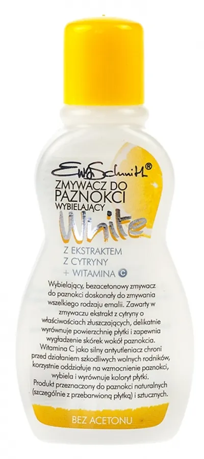 Ewa Schmitt White, Zmywacz do paznokci wybielający z ekstraktem z cytryny i witaminą C