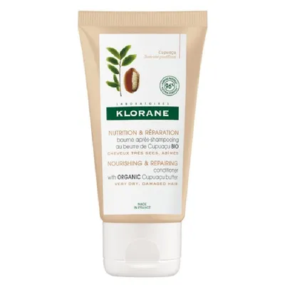 Klorane Nutrition & Reparation Baume Apres-Shampooing (Balsam z organicznym masłem Cupuacu do włosów bardzo suchych i zniszczonych)