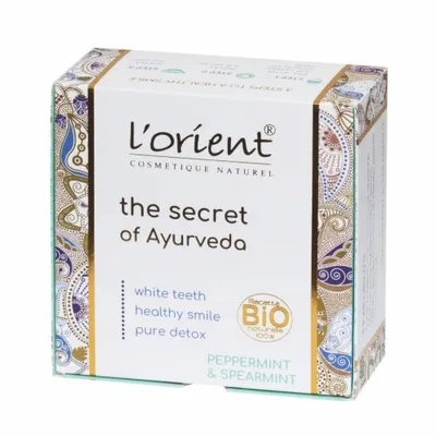 l'Orient The Secret Of Ayurveda, White Teeth Healthy Smile Pure Detox Mouthwash (Ajurwedyjska płukanka do ust mięta)