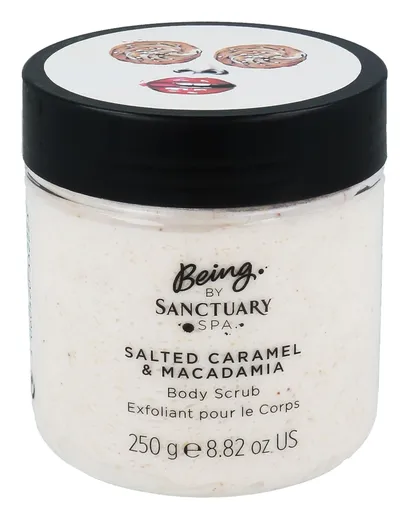 Being by Sanctuary Spa Salted Karamel & Macadamia Body Scrub (Peeling do ciała `Słony karmel i makadamia`)