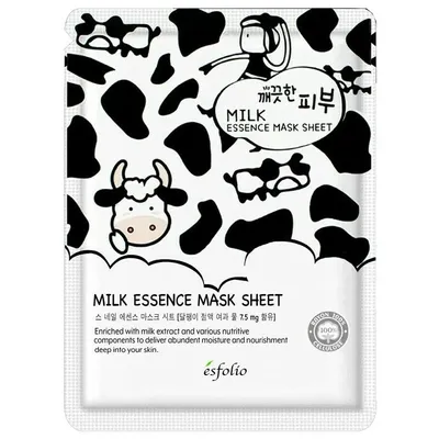 Esfolio Pure Skin Milk Essence Mask Sheet (Mleczna maseczka w płachcie do twarzy)