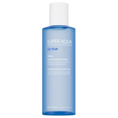 Missha Super Aqua Ice Tear, Toner (Tonik na bazie wody z lodowca)