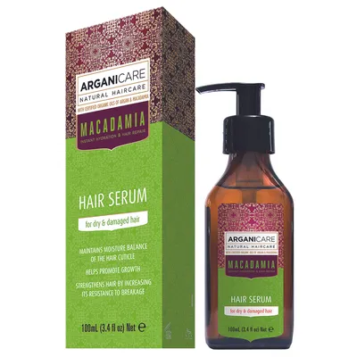 Arganicare Macadamia Hair Serum for Dry & Damaged Hair  (Serum do włosów z olejem makadamia, włosy suche i zniszczone)
