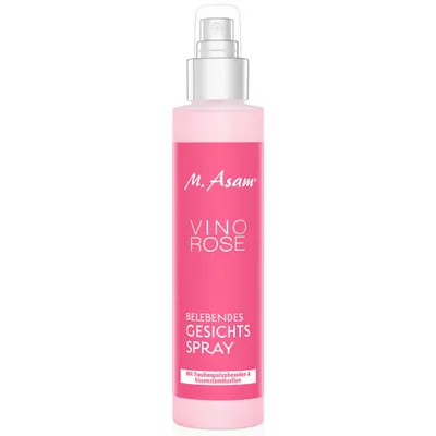 M. Asam Vino Rose, Belebendes Gesichtsspray (Spray do twarzy z wodą różaną i kwasem hialuronowym)