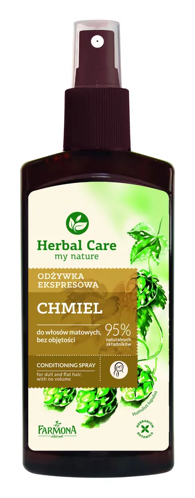 Herbal Care Odżywka ekspresowa do włosów matowych bez objętości `Chmiel`