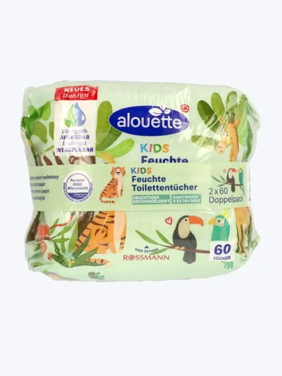 Alouette Kids, Feuchte Toilettentücher (Nawilżany papier toaletowy dla dzieci)