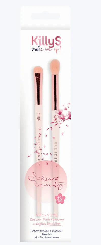 KillyS Sakura Beauty, Zestaw pędzli do cieni smokey eye