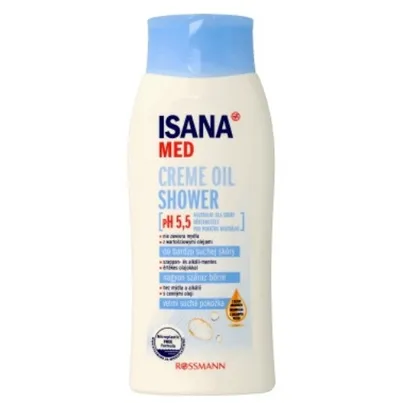 Isana Med, Creme Oil Shower (Kremowy olejek pod prysznic do bardzo suchej skóry)