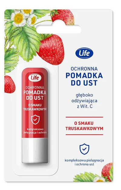 Life Truskawkowa pomadka ochronna do ust