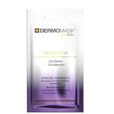 L'biotica Dermomask Night Active, Maseczka naprawcza `Mezoterapia`